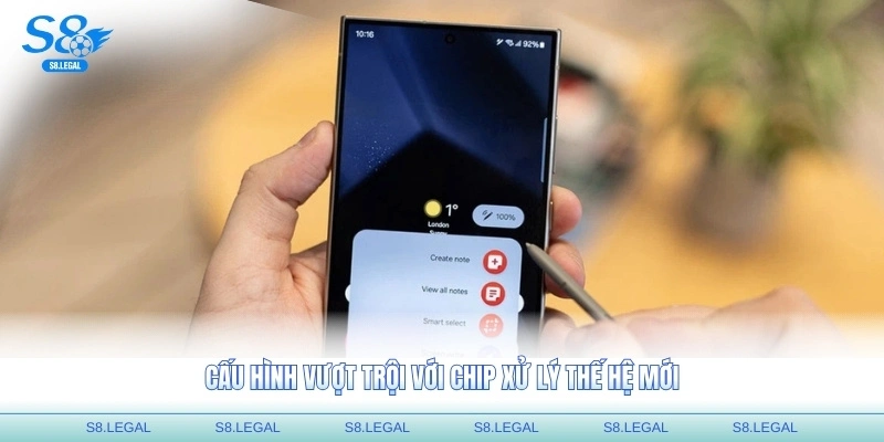 Cấu hình vượt trội với chip xử lý thế hệ mới